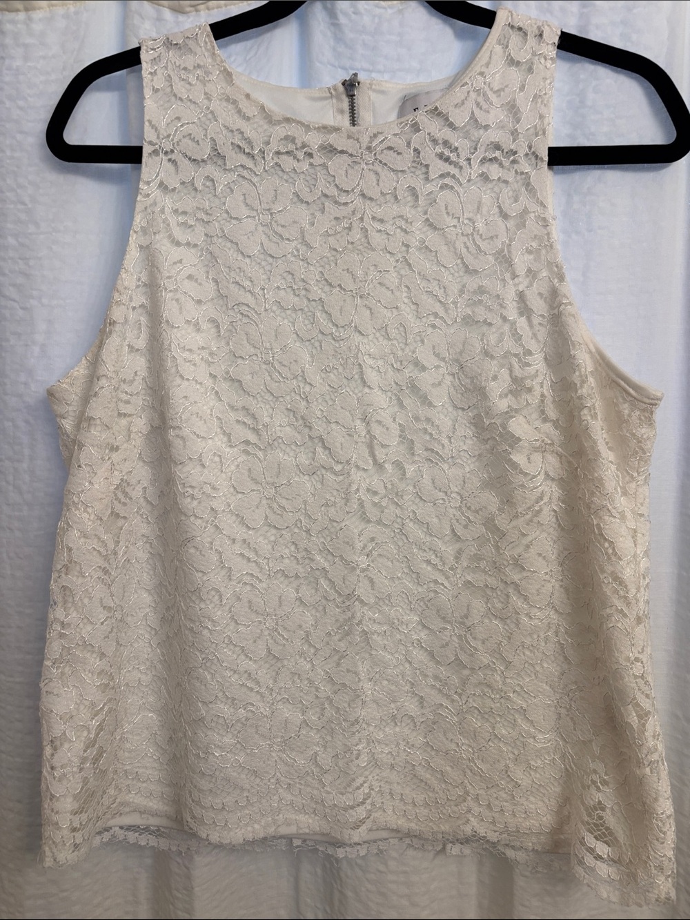 Elle Cream Lace Sleeveless Camisole